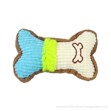 Cross-border pet vocalization, molar, bone corn, fluff toy,